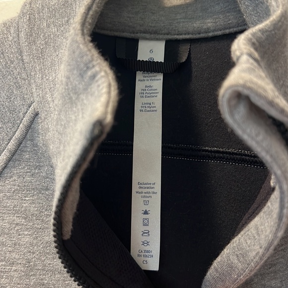 Grey Lululemon Jacket - Picture 2 of 4